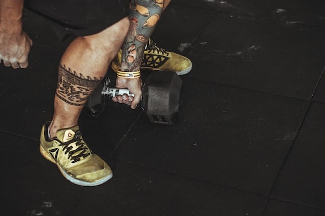 Entrainement de CrossFit avec des chaussures Reebok