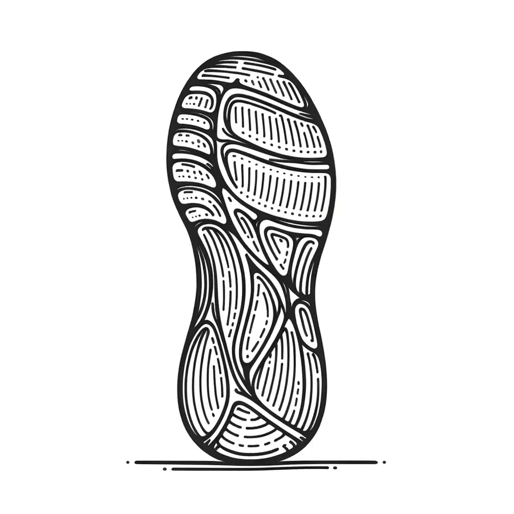 Semelle extérieure d'une chaussure de crossfit