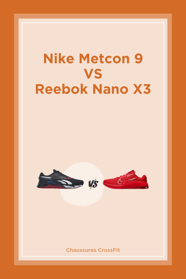 Reebok Nano X3 vs Nike Metcon 9