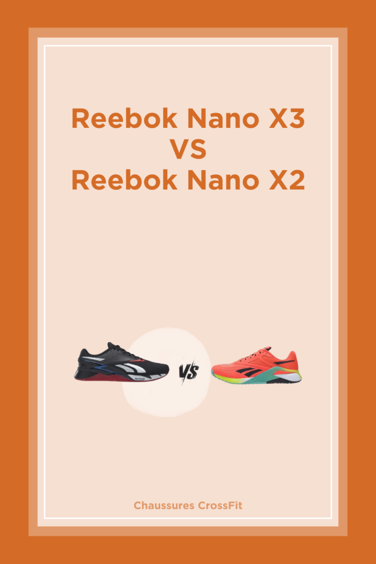 Reebok Nano X3 vs Nano X2